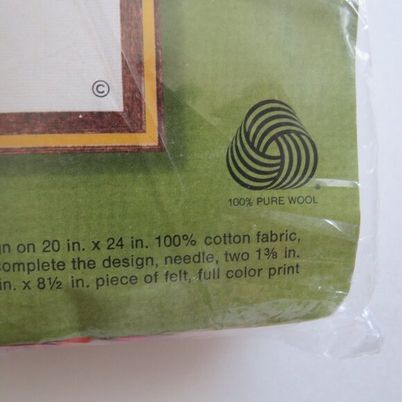 Fall Reflections Vintage 1976 Sunset Stitchery 100% Wool Yarn Embroidery Kit - Picture 5 of 10